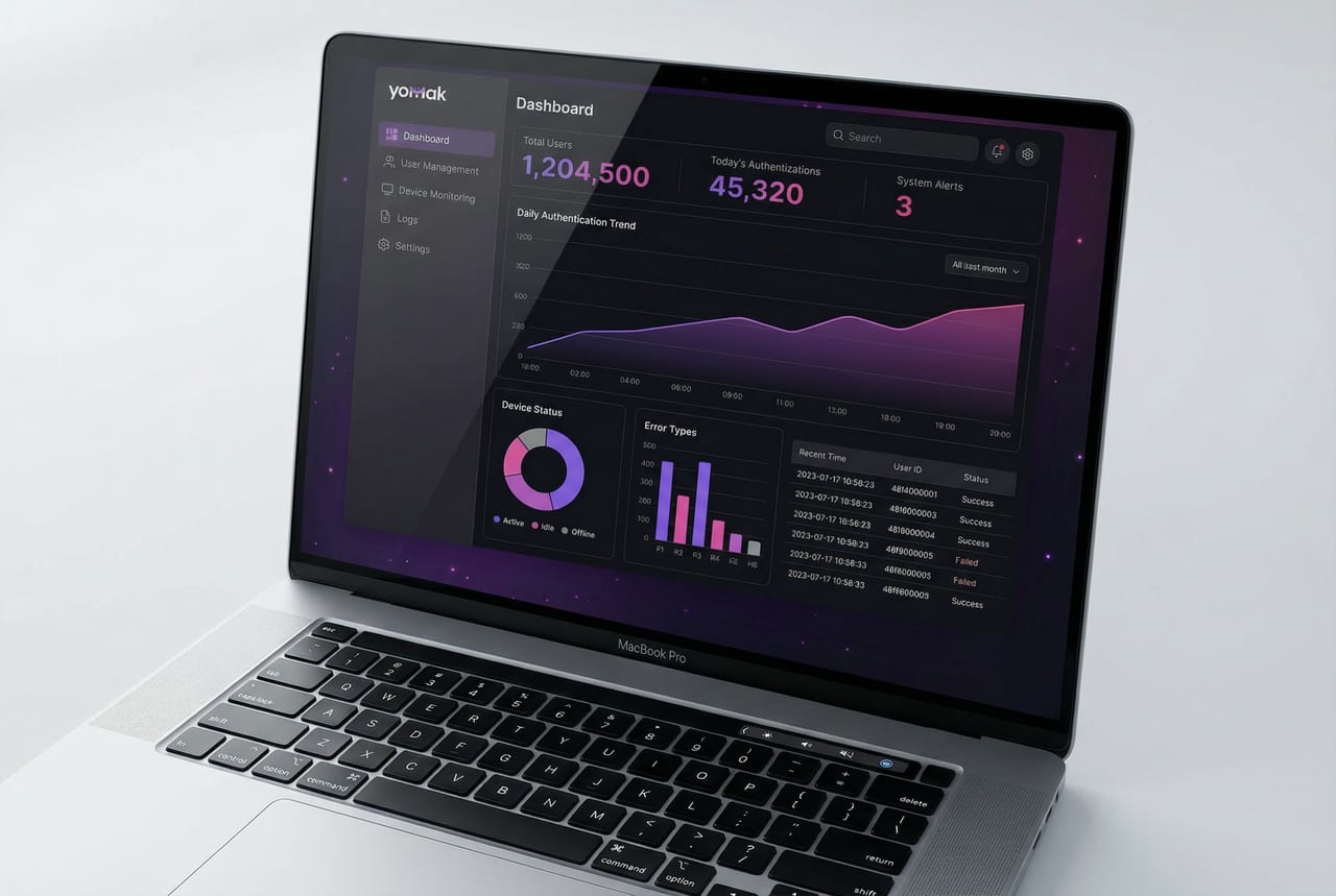 Admin dashboard